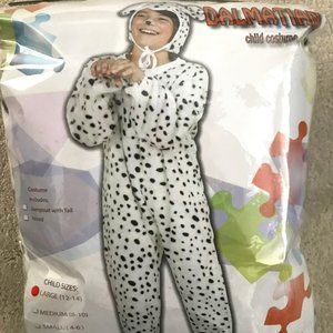 DALMATION HALLOWEEN COSTUME - YOUTH - LARGE 12-14